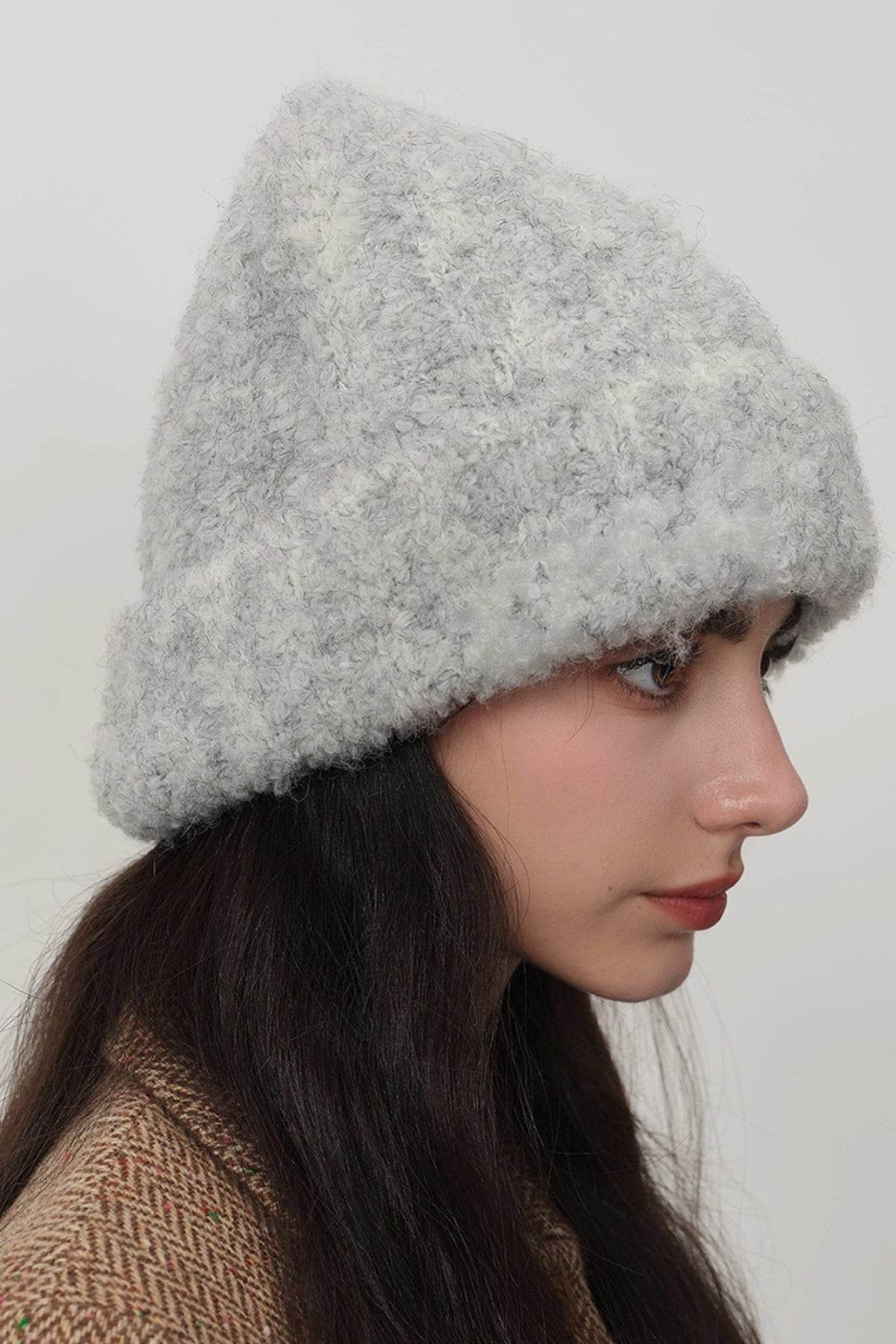 Solid Color Thermal Knit Hat - Hovatok