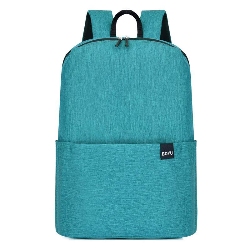 Solid Color Nylon Backpack Bag - Hovatok