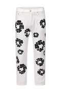 Men's Graphic Straight Leg Jeans - Hovatok