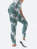 Tie-Dye High Waist Active Leggings - Hovatok