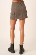 Mittoshop Cargo Mini Skirt with Side Pockets - Hovatok
