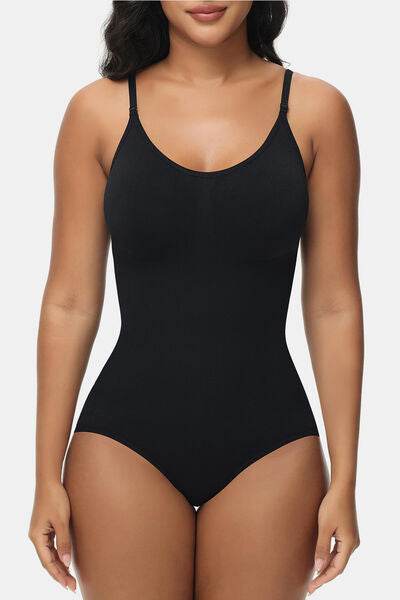 Spaghetti Strap Tummy Control Bodysuit - Hovatok