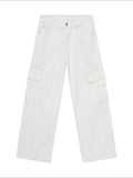 Wide Leg Cargo Jeans - Hovatok