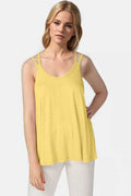 Basic Bae Bamboo Scoop Neck Double Spaghetti Straps Cami - Hovatok
