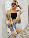 Angel Wings Full Size Pocketed Open Front Gradient Cardigan - Hovatok