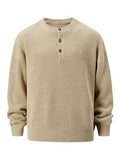 Men's Round Neck Long Sleeve Sweater - Hovatok