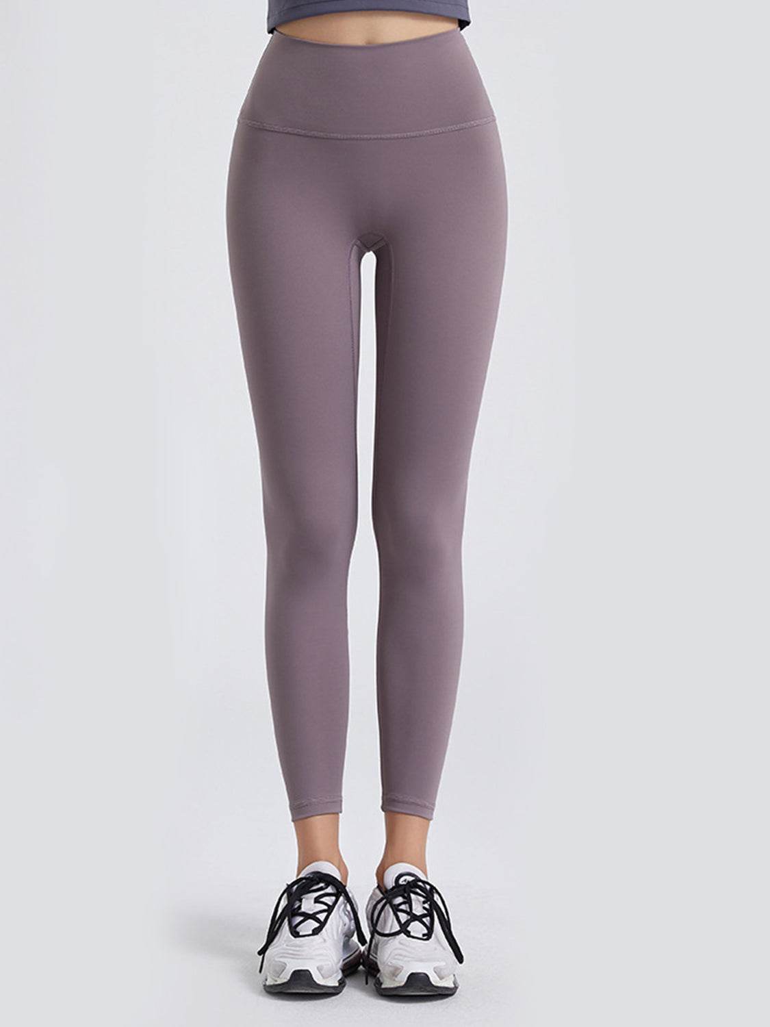 Wide Waistband Sports Leggings - Hovatok