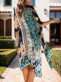 Printed Open Front Cover-Up - Hovatok