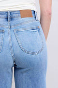 Judy Blue Full Size Wide Leg Jeans with Pockets - Hovatok