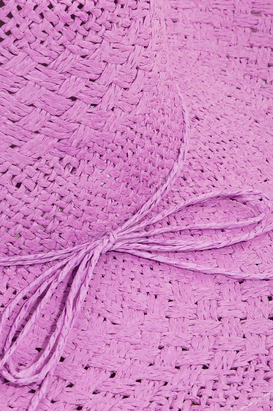 Fame Straw Braided Sun Hat - Hovatok