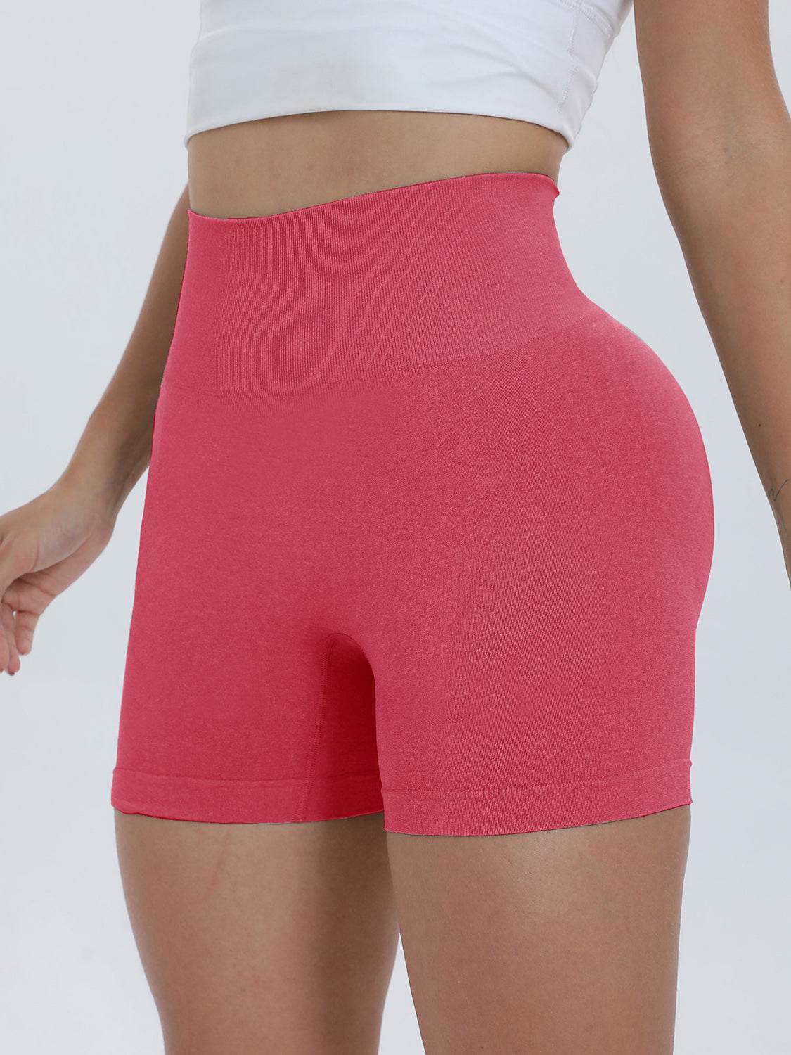 High Waist Active Shorts - Hovatok