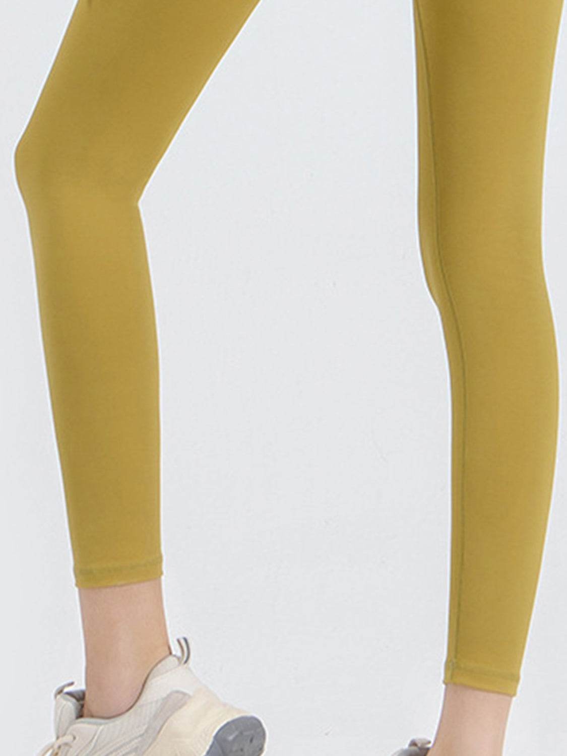 Wide Waistband Sports Leggings - Hovatok