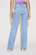 Judy Blue Full Size V Front Waistband Straight Jeans - Hovatok