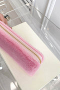 Solid Color Fluff Rectangle Wallet - Hovatok