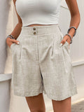 Perfee Frill Shorts with Pockets - Hovatok