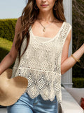 Cutout Wide Strap Cover-Up - Hovatok