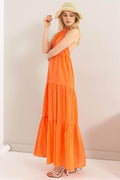 HYFVE Halter Neck Cover Up Maxi Dress - Hovatok