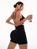 High Waist Active Shorts - Hovatok