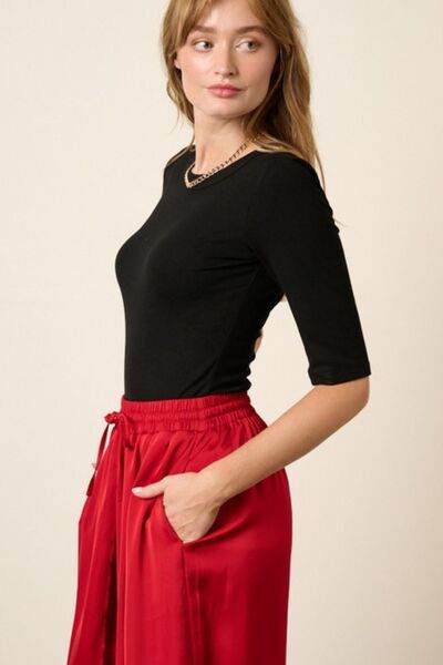 Mittoshop Round Neck Half Sleeve T-Shirt - Hovatok