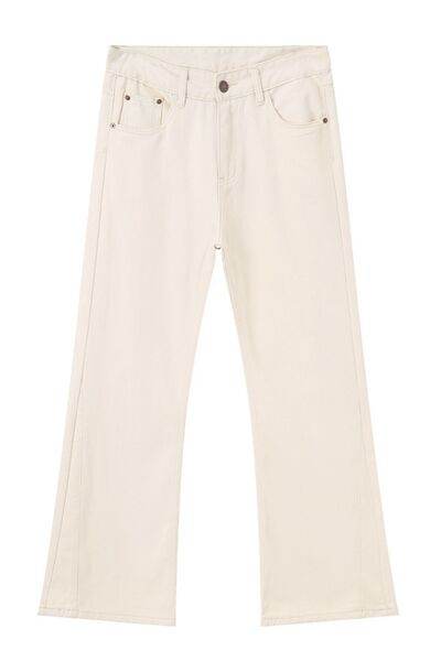 Mid Rise Jeans with Pockets - Hovatok