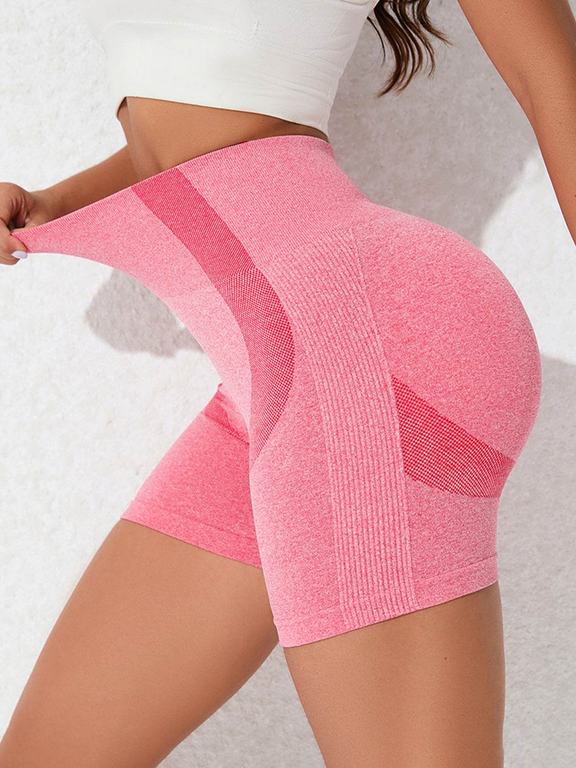 High Waist Active Shorts - Hovatok