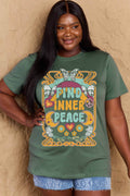 Simply Love Full Size FIND INNER PEACE Graphic Cotton T-Shirt - Hovatok