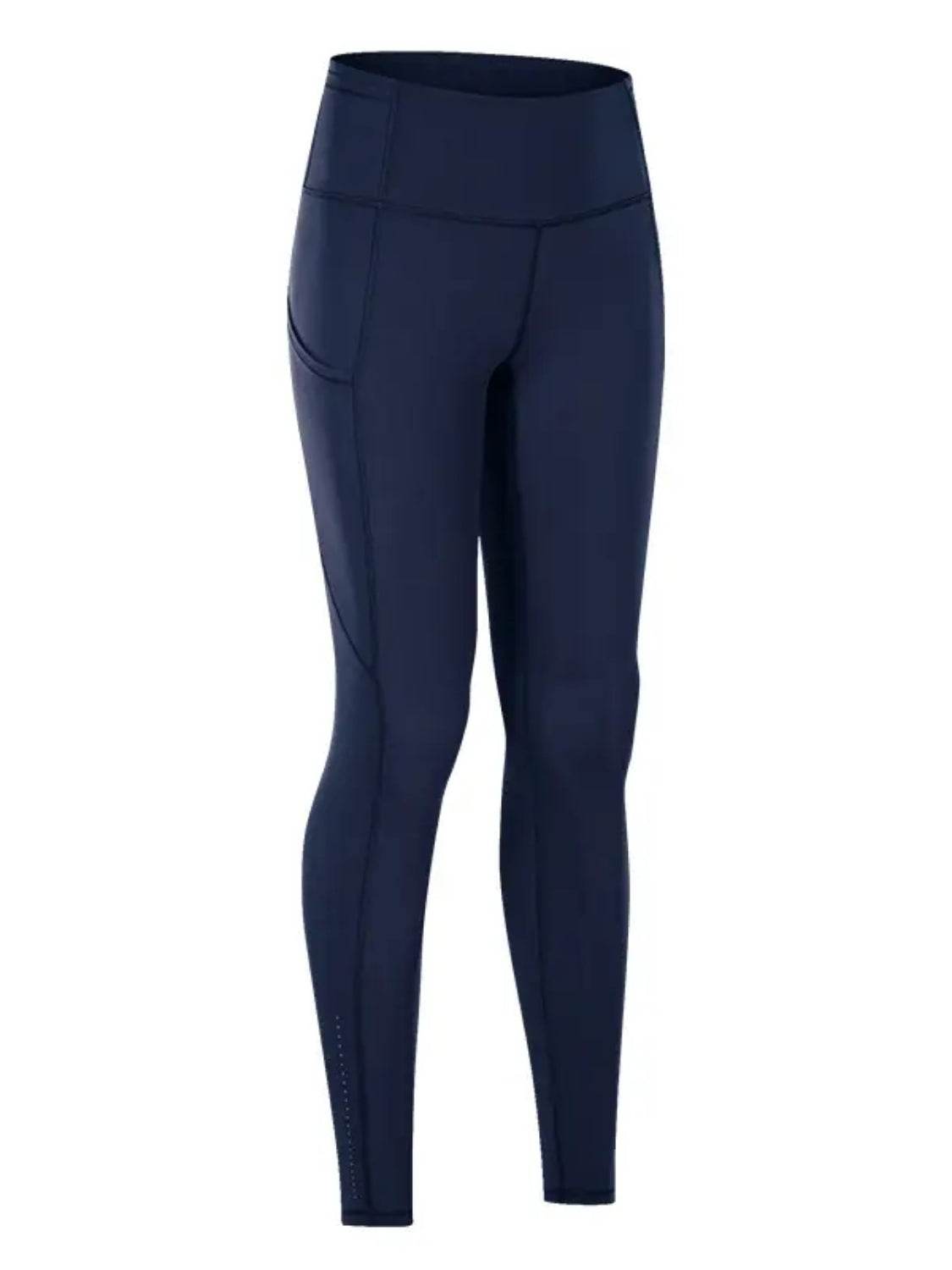 Wide Waistband Sports Leggings - Hovatok