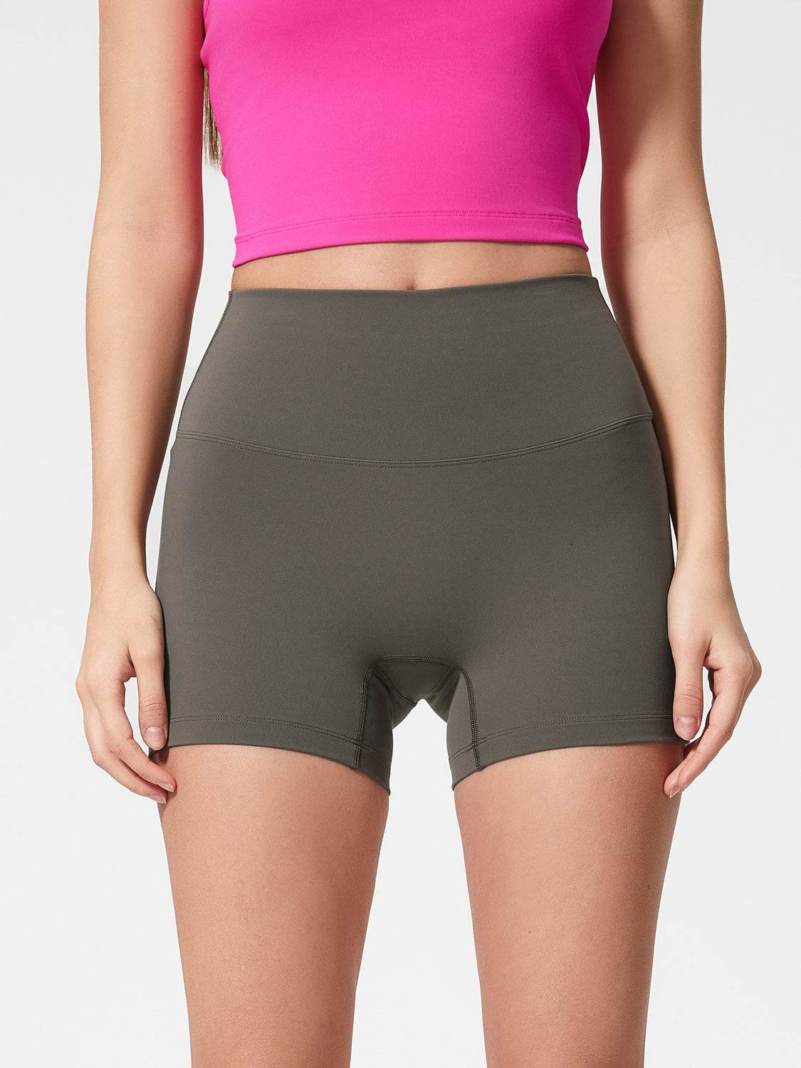 Millennia High Waist Active Shorts - Hovatok