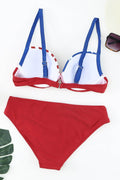 Printed Ruched Bikini Set - Hovatok