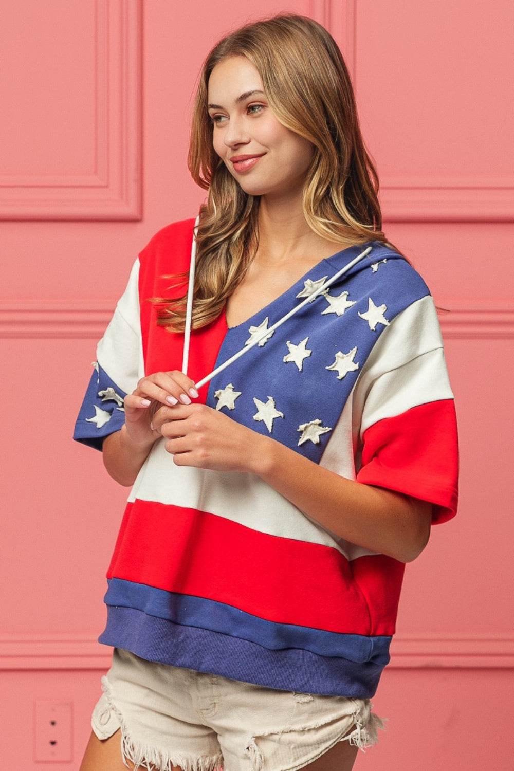 BiBi American Flag Theme Hoodie - Hovatok
