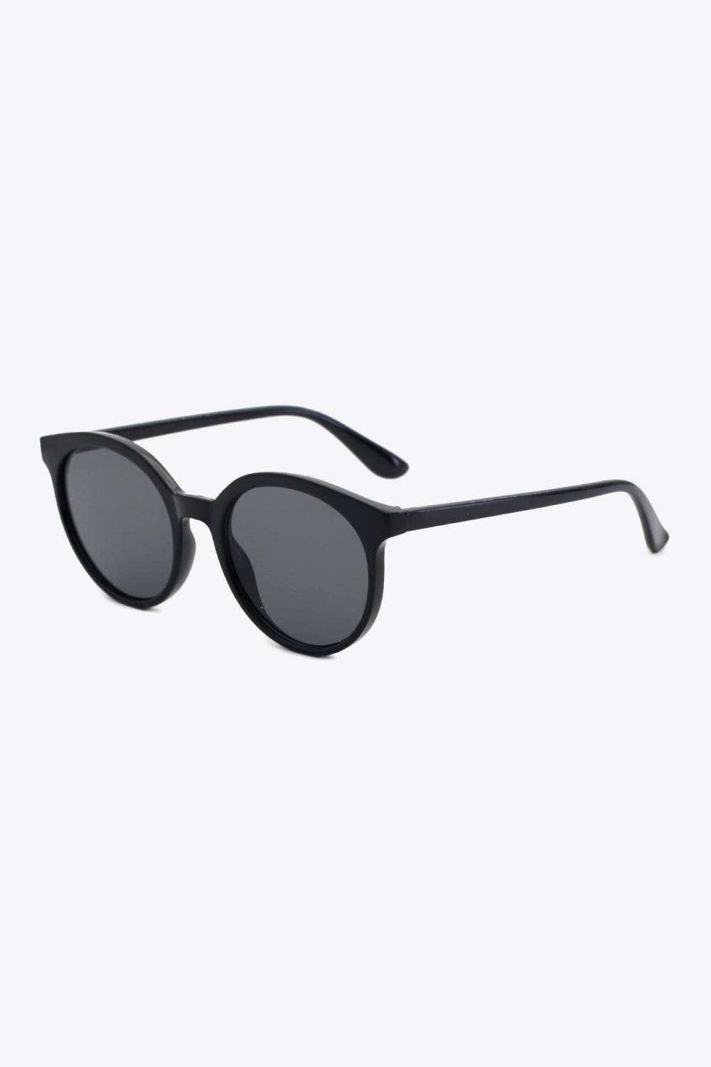 Round Full Rim Polycarbonate Frame Sunglasses - Hovatok