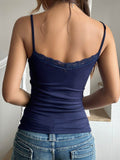 Devine Lace Detail Slim Cami - Hovatok