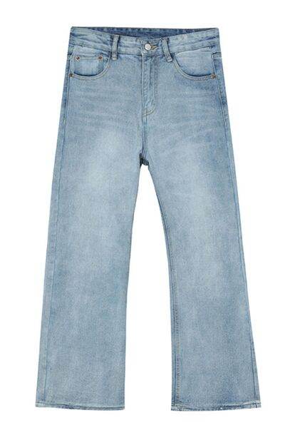 Mid Rise Jeans with Pockets - Hovatok
