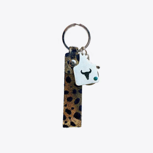 Genuine Leather Alloy Keychain - Hovatok