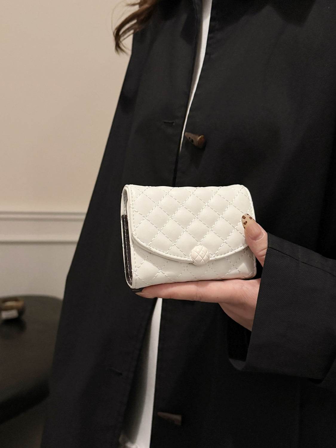 PU Leather Solid Color Wallet - Hovatok