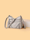 PU Multi-Compartment Crossbody Bag - Hovatok
