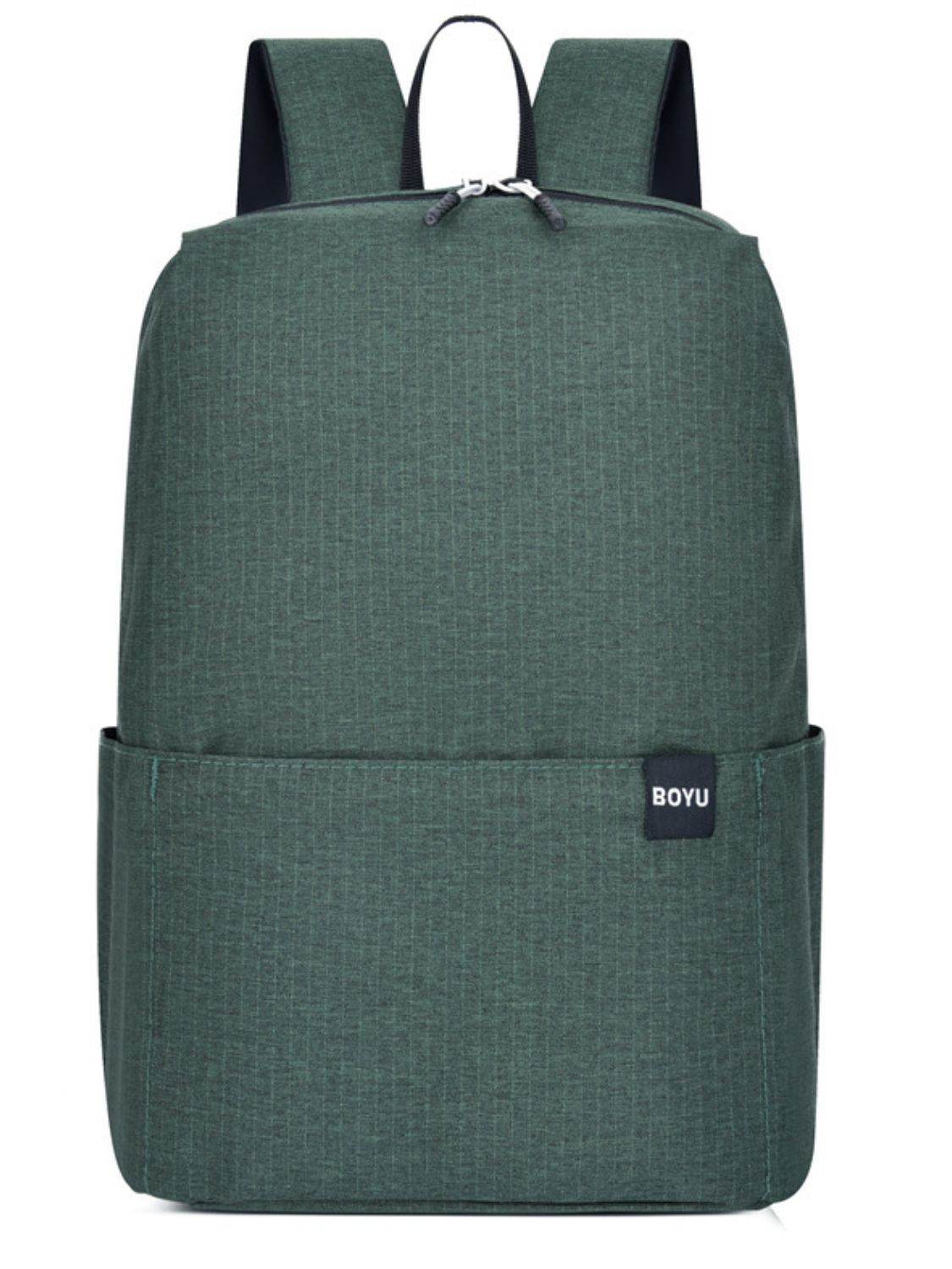 Solid Color Nylon Backpack Bag - Hovatok