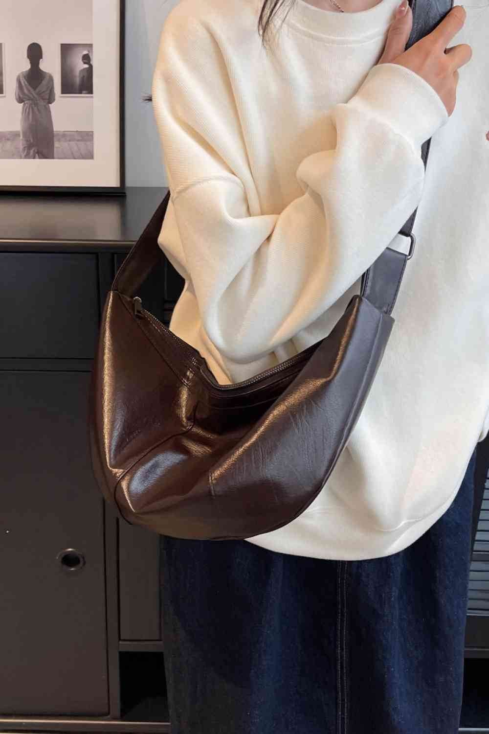 PU Leather Sling Bag - Hovatok