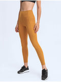 Millennia Wide Waistband Leggings with Pockets - Hovatok
