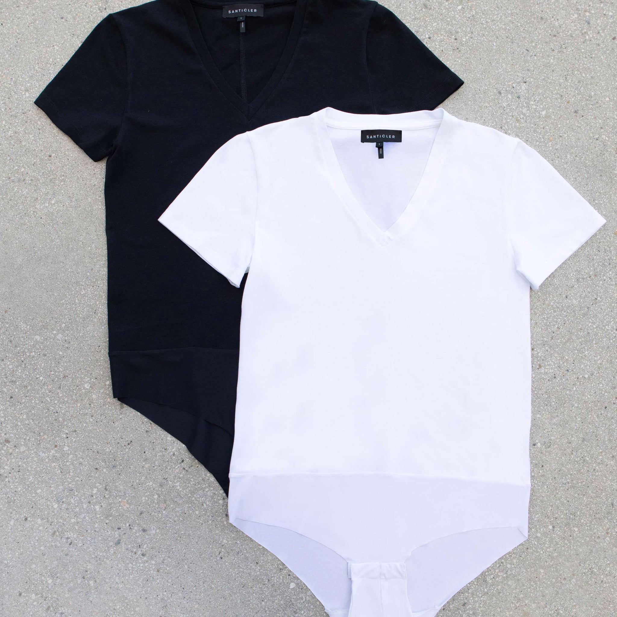 NORA ORGANIC COTTON V-NECK BODYSUIT BUNDLE