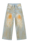 Waste Soil Wide Leg Jeans - Hovatok