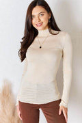 Zenana Mock Neck Layering Top - Hovatok