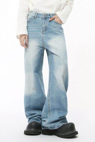 Men's Cat's Whisker Wide Leg Jeans - Hovatok