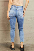 BAYEAS Mid Rise Distressed Skinny Jeans - Hovatok