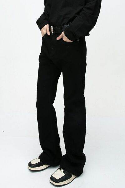 Mid Rise Jeans with Pockets - Hovatok