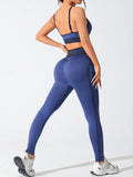 Scoop Neck Cami and High Waist Leggings Active Set - Hovatok