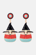 Witch's Hat Shape Synthetic Pearl Dangle Earrings - Hovatok