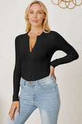 Zip Up Long Sleeve Bodysuit - Hovatok