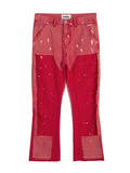 Men's Contrast Washed Bootcut Jeans - Hovatok