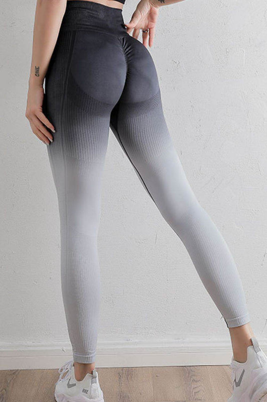 Gradient High Waist Sports Leggings - Hovatok